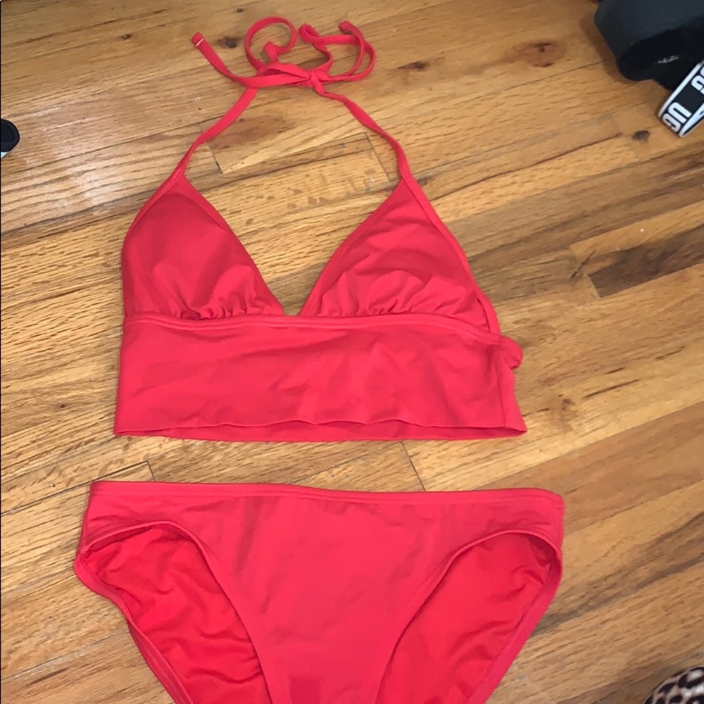 DKNY red bikini